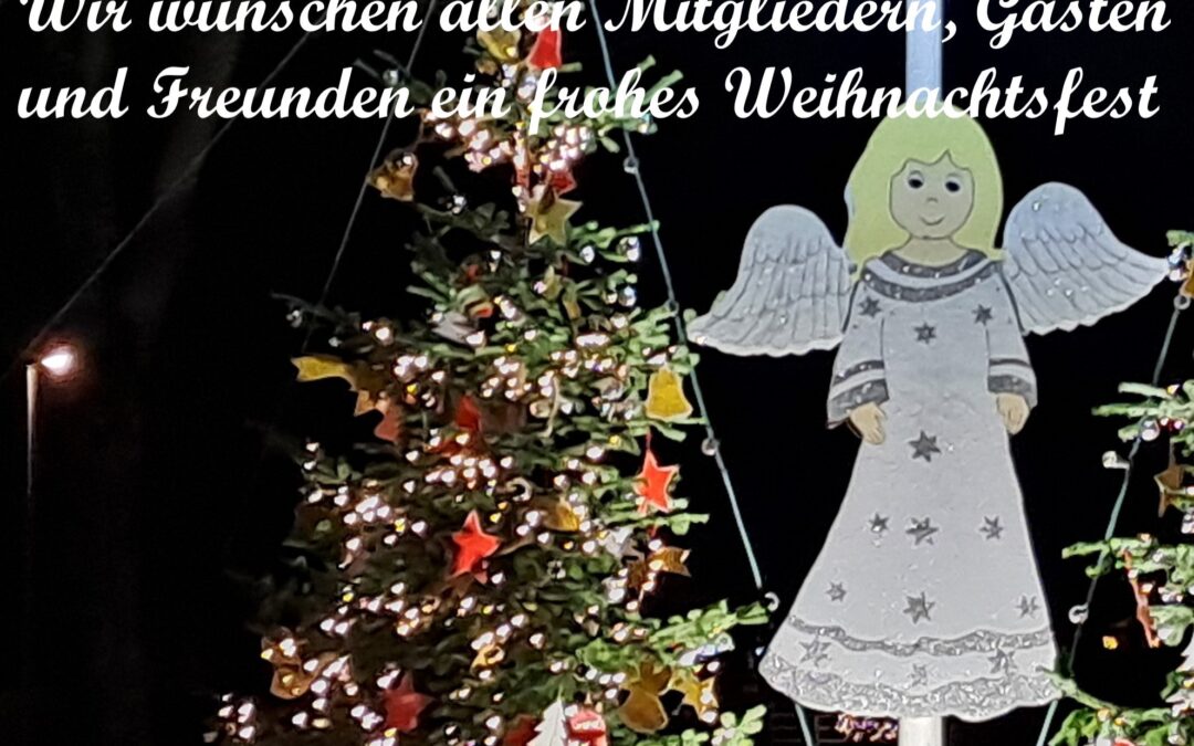 Der Vorstand wünscht ein frohes Weihnachtsfest